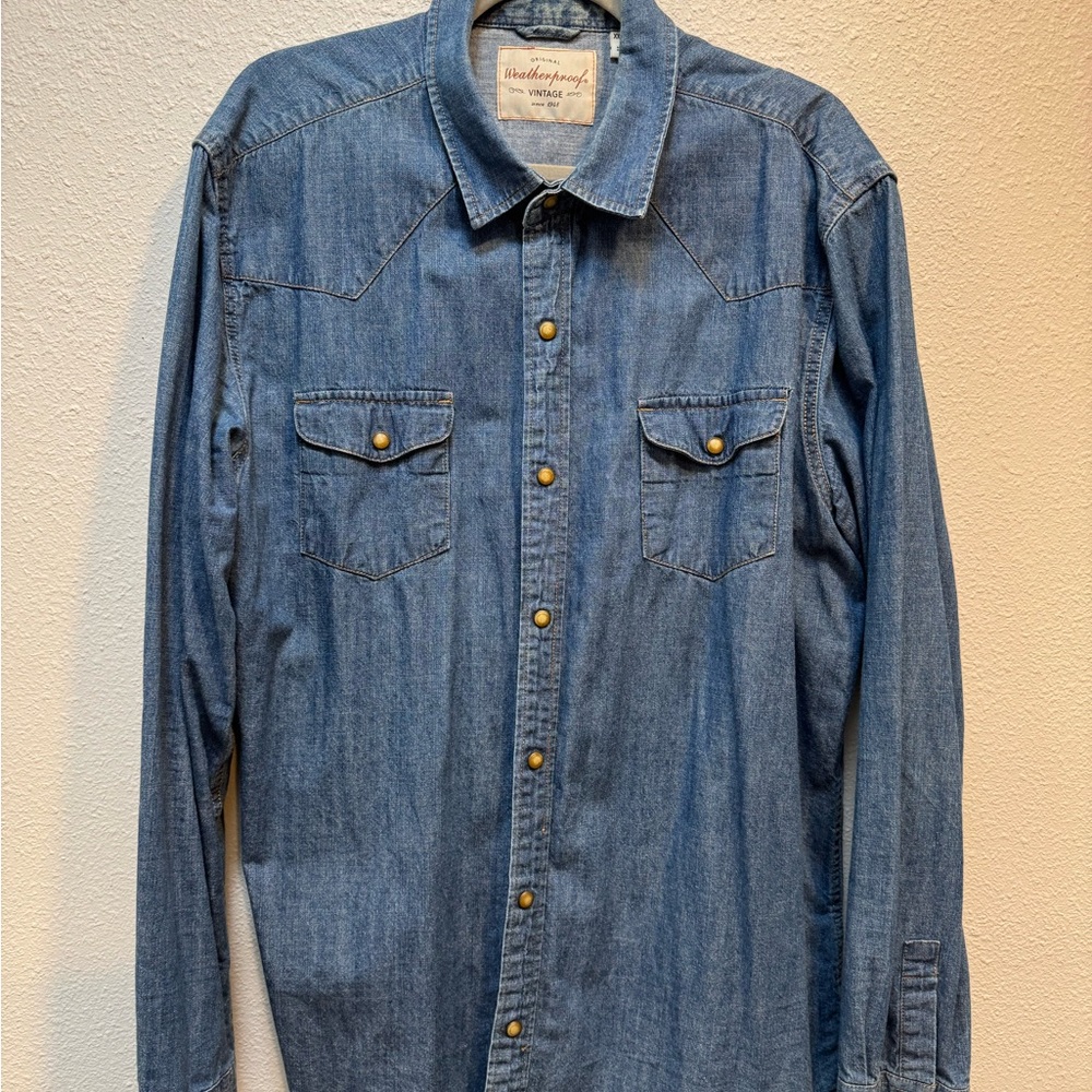 Wrangler Vintage Blue Denim Shirt